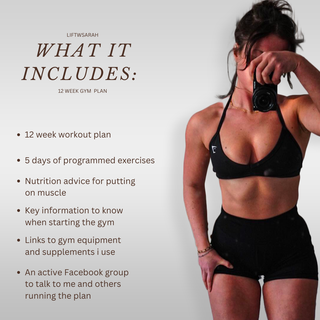 12 Week Gym Program - PDF Guide