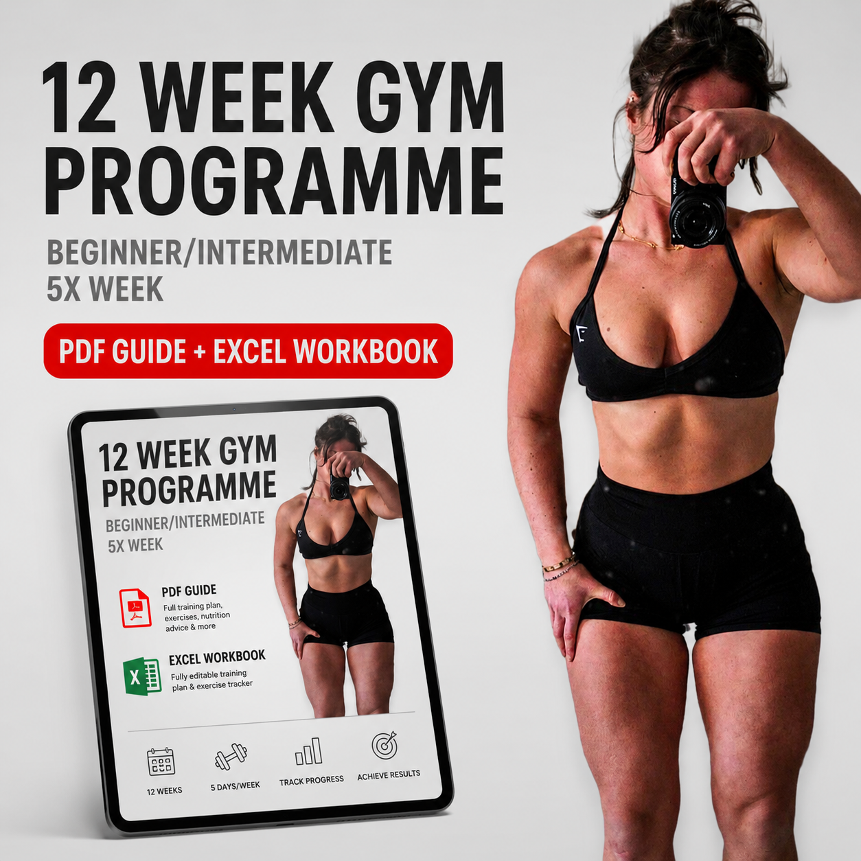 12 Week Gym Program 5 Day Split