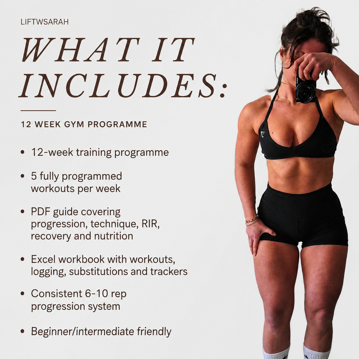 12 Week Gym Program 5 Day Split